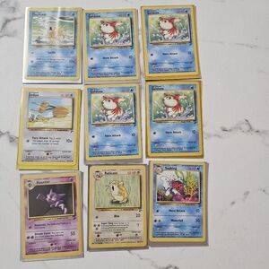 Pokemon Base Set 1st And 2nd  Trading Card Collection